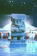 Teotihuacan 出土的水神 Chalchiuhtlicue 石像