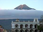  早上的 Volcán Agua