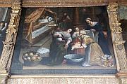 修道院迴廊上的油畫