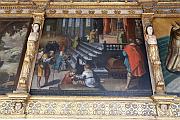 修道院迴廊上的油畫