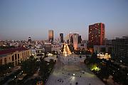 觀景層看的墨西哥城夜色