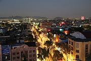 觀景層看的墨西哥城夜色