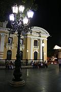 晚上的 Plaza Bolívar